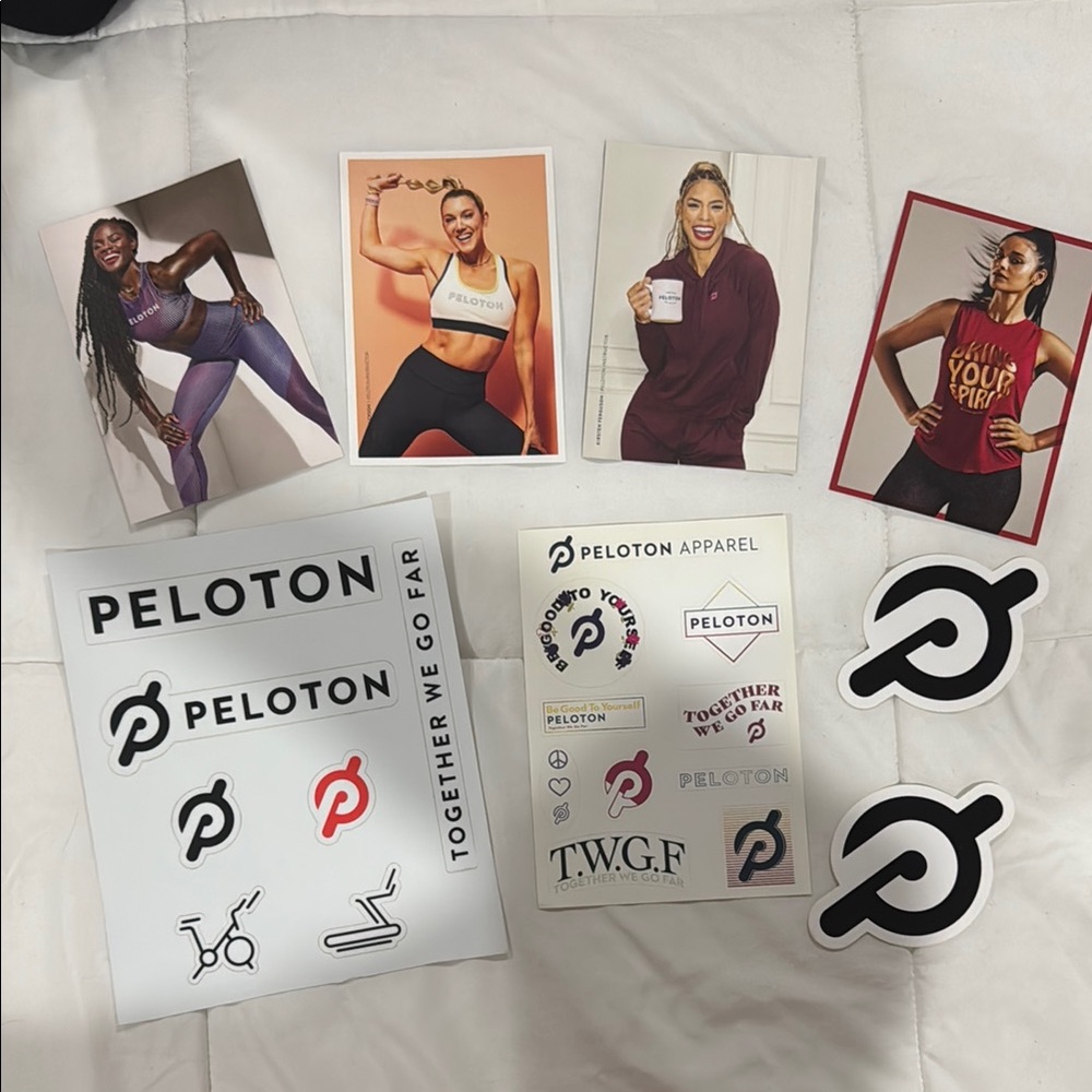 Peloton Sticker and Photo Set